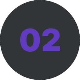 Число два на темном фоне.